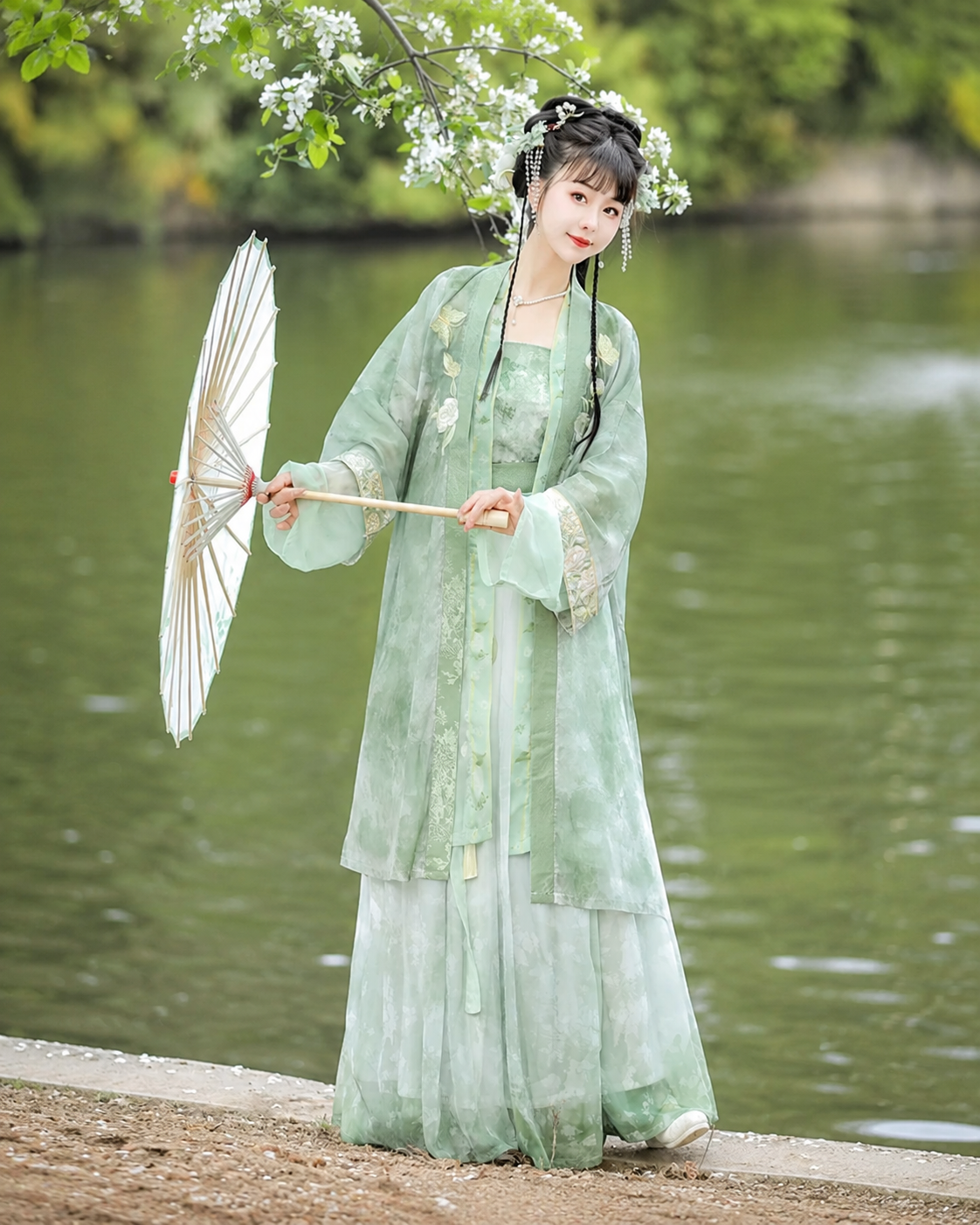 【Qingning】Modern Song-Style Hanfu Office Set