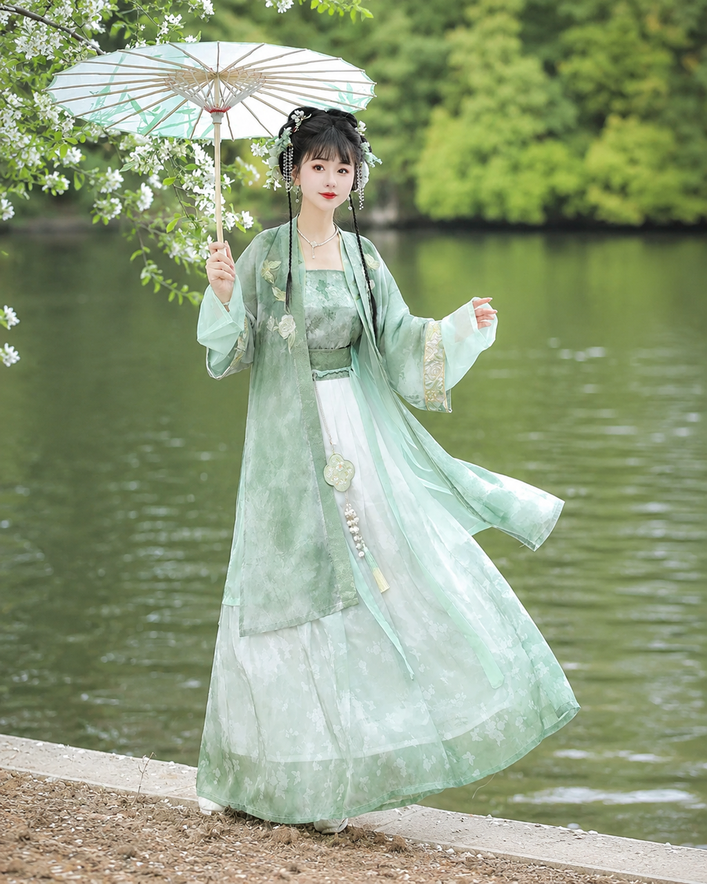【Qingning】Modern Song-Style Hanfu Office Set