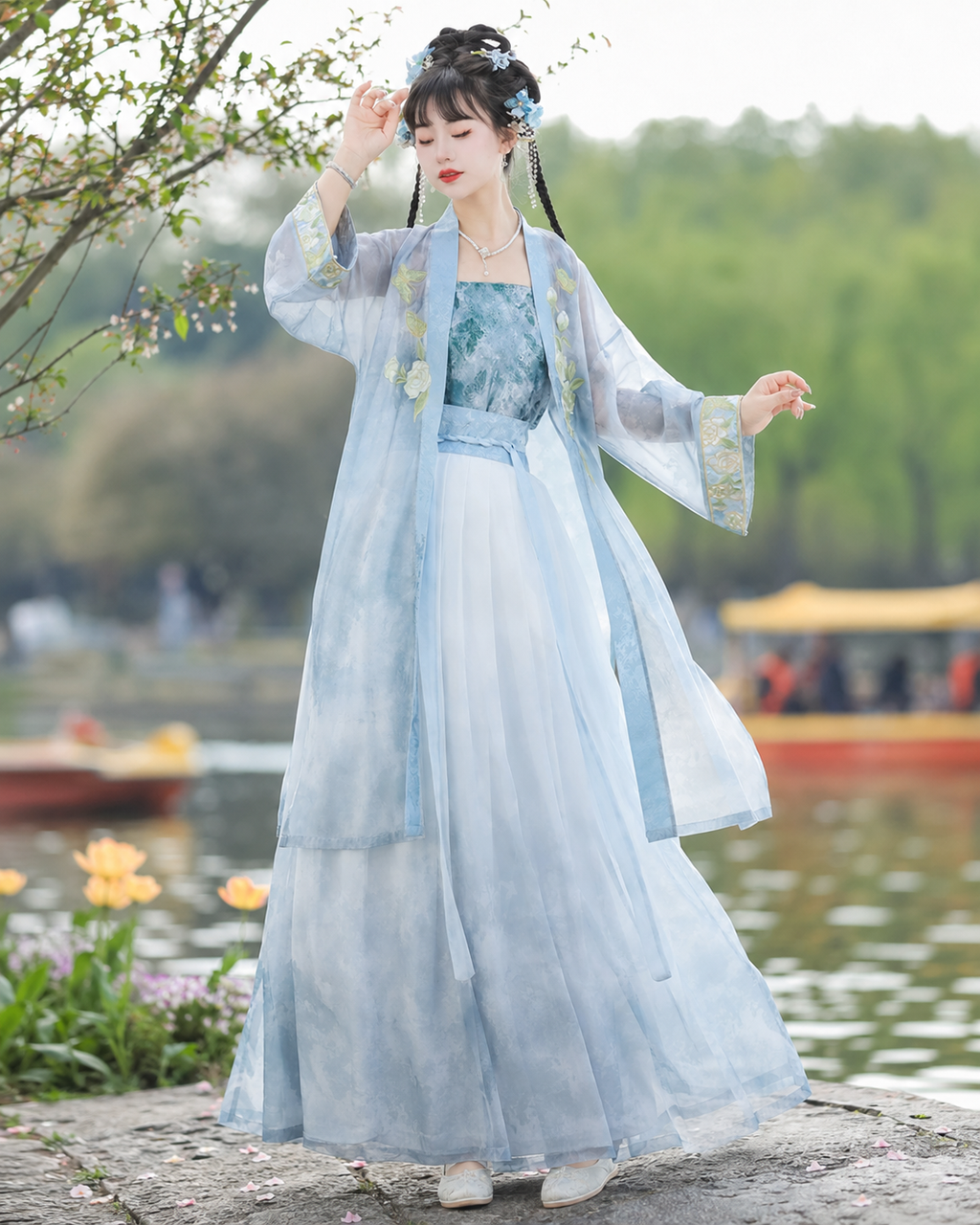 【Qingning】Modern Song-Style Hanfu Office Set
