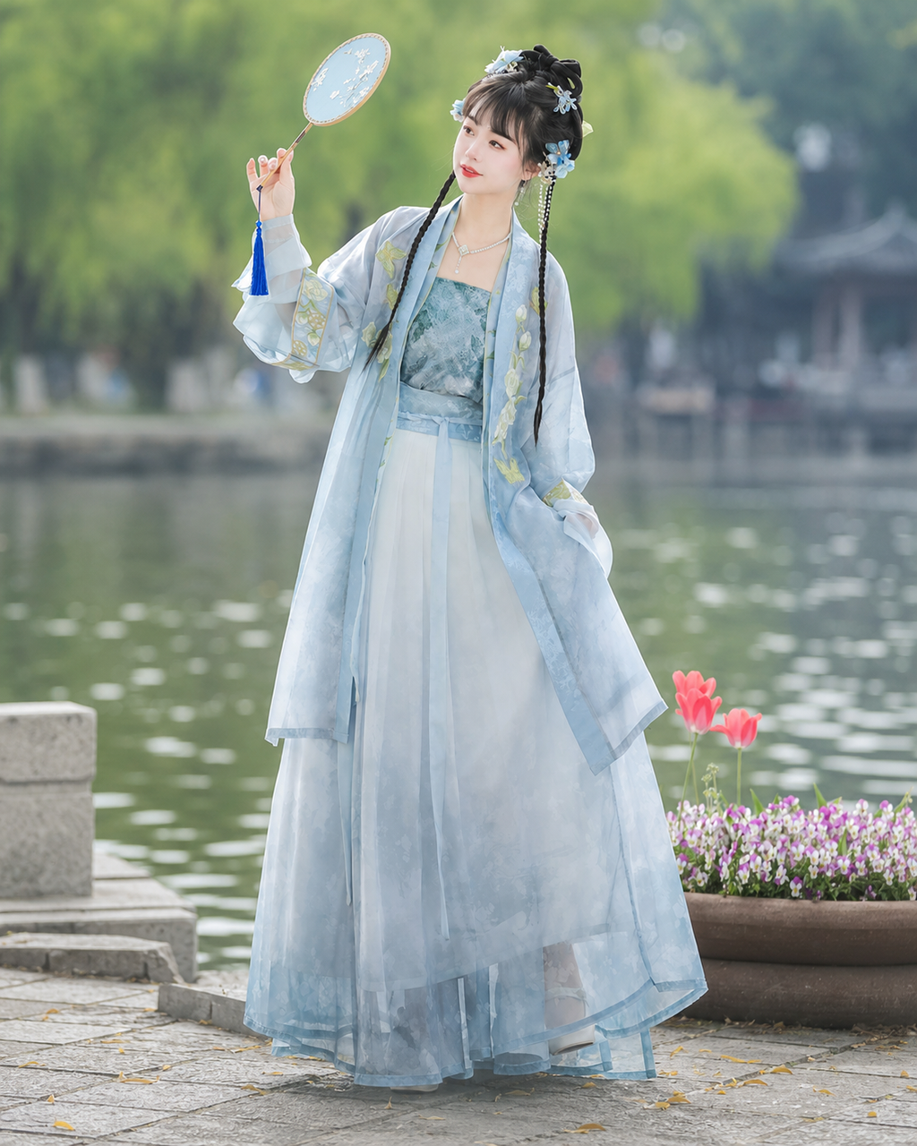 【Qingning】Modern Song-Style Hanfu Office Set