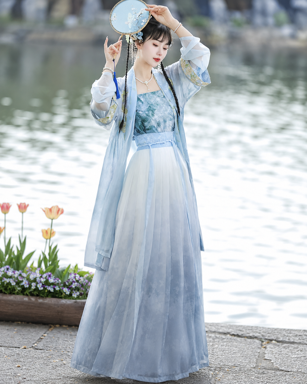 【Qingning】Modern Song-Style Hanfu Office Set