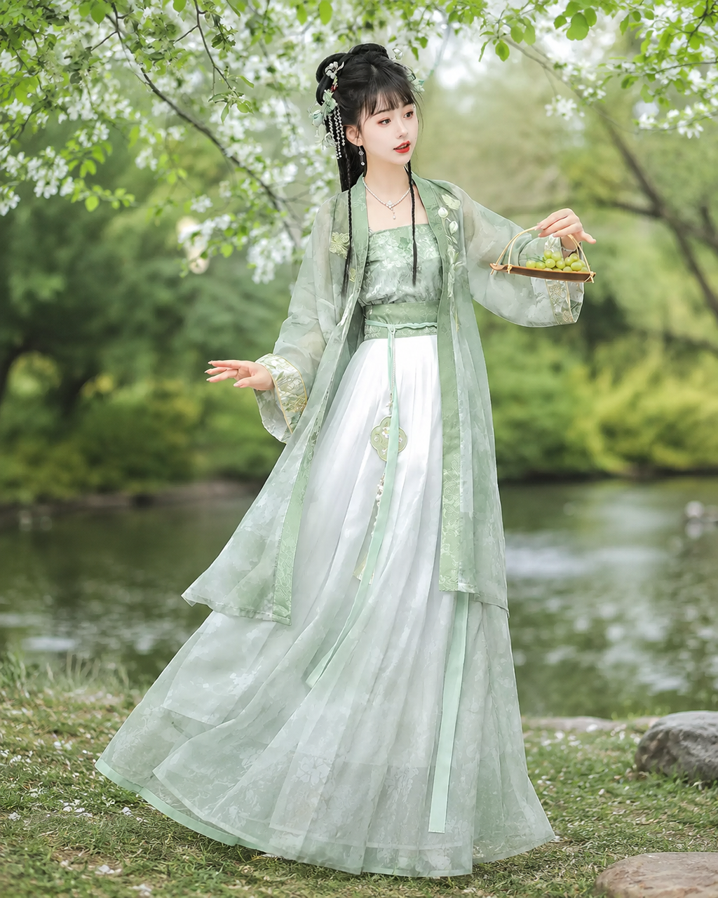 【Qingning】Modern Song-Style Hanfu Office Set
